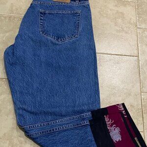 GAP cropped embellished fabric jeans, 16